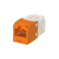 panduit mini com tx6 plus modular insert plug orange