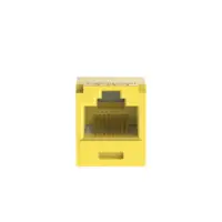 panduit mini com tx6 plus modular insert plug yellow